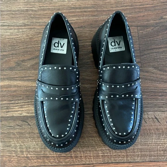 DV Dolce Vita Women's Landun Lug Sole Platform Loafers - Picture 6 of 14